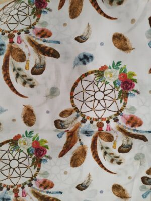 Plunksnos su gėlėmis